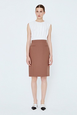 Юбка 22S.06-324OR01 фото Весна-Лето 2022 магазин BESSINI